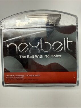 Nexbelt Brown No-Hole Adjustable Belt